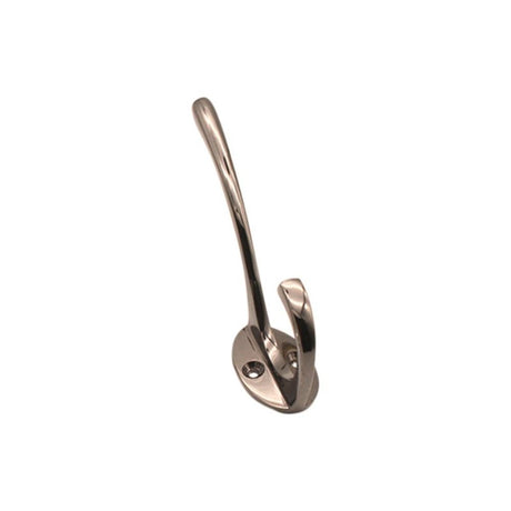 This is an image of Spira Brass - Victorian Coat Hook 115mm Black Nickel available to order from T.H Wiggans Architectural Ironmongery in Kendal, quick delivery and discounted prices.