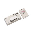 This is an image of Spira Brass - Indicator Bolt Latch Polished Chrome available to order from T.H Wiggans Architectural Ironmongery in Kendal, quick delivery and discounted prices.