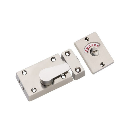 This is an image of Spira Brass - Indicator Bolt Latch Polished Chrome available to order from T.H Wiggans Architectural Ironmongery in Kendal, quick delivery and discounted prices.