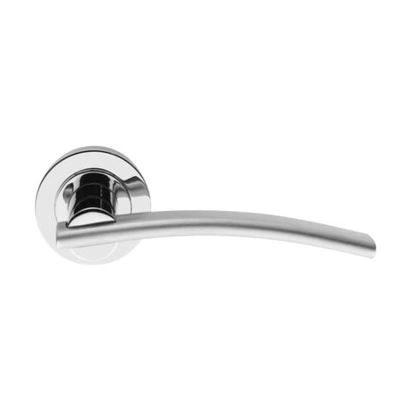 This is an image of Spira Brass - Carol Lever Door Handle Dual Tone available to order from T.H Wiggans Architectural Ironmongery in Kendal, quick delivery and discounted prices.