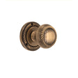 This is an image of Spira Brass - Georgian Mortice Door Knob Antique Brass available to order from T.H Wiggans Architectural Ironmongery in Kendal, quick delivery and discounted prices.