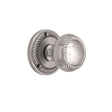 This is an image of Spira Brass - Georgian Mortice Door Knob Satin Chrome available to order from T.H Wiggans Architectural Ironmongery in Kendal, quick delivery and discounted prices.