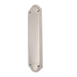 This is an image of Spira Brass - Georgian Half Round Finger Plate 295mm Polished Chrome available to order from T.H Wiggans Architectural Ironmongery in Kendal, quick delivery and discounted prices.