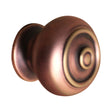 This is an image of Spira Brass - Bloxwich Small 30mm Cupboard Knob Aged Bronze  available to order from T.H Wiggans Architectural Ironmongery in Kendal, quick delivery and discounted prices.