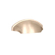 This is an image of Spira Brass - Tulip Cup Drawer Pull Satin Nickel  available to order from T.H Wiggans Architectural Ironmongery in Kendal, quick delivery and discounted prices.