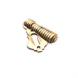 This is an image of Spira Brass - Beehive Escutcheon Aged Brass available to order from T.H Wiggans Architectural Ironmongery in Kendal, quick delivery and discounted prices.