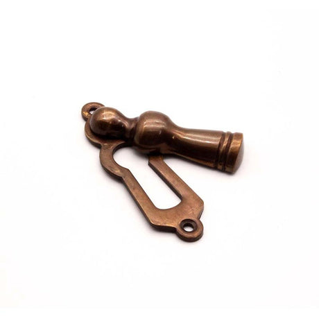 This is an image of Spira Brass - Lady Escutcheon Antique available to order from T.H Wiggans Architectural Ironmongery in Kendal, quick delivery and discounted prices.