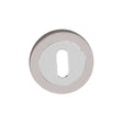 This is an image of Spira Brass - Oval Standard Escutcheon Dual Tone available to order from T.H Wiggans Architectural Ironmongery in Kendal, quick delivery and discounted prices.
