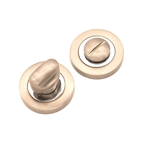 This is an image of Spira Brass - Standard Turn & Release Dual Tone available to order from T.H Wiggans Architectural Ironmongery in Kendal, quick delivery and discounted prices.