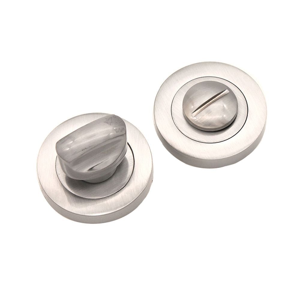 This is an image of Spira Brass - Standard Turn & Release Satin Chrome available to order from T.H Wiggans Architectural Ironmongery in Kendal, quick delivery and discounted prices.