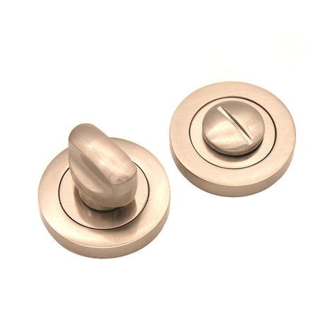 This is an image of Spira Brass - Standard Turn & Release Satin Nickel available to order from T.H Wiggans Architectural Ironmongery in Kendal, quick delivery and discounted prices.