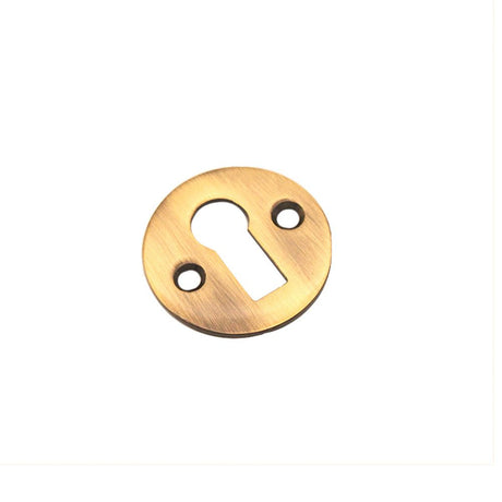 This is an image of Spira Brass - Victorian Key hole Antique Brass available to order from T.H Wiggans Architectural Ironmongery in Kendal, quick delivery and discounted prices.