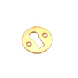This is an image of Spira Brass - Victorian Key hole Polished Brass available to order from T.H Wiggans Architectural Ironmongery in Kendal, quick delivery and discounted prices.