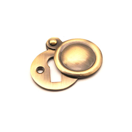 This is an image of Spira Brass - Victorian Key hole Covered Antique available to order from T.H Wiggans Architectural Ironmongery in Kendal, quick delivery and discounted prices.