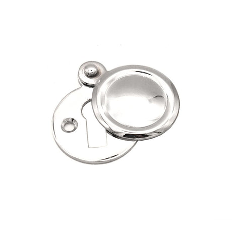 This is an image of Spira Brass - Victorian Key hole Covered Polished Chrome available to order from T.H Wiggans Architectural Ironmongery in Kendal, quick delivery and discounted prices.