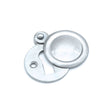 This is an image of Spira Brass - Victorian Key hole Covered Satin Chrome available to order from T.H Wiggans Architectural Ironmongery in Kendal, quick delivery and discounted prices.