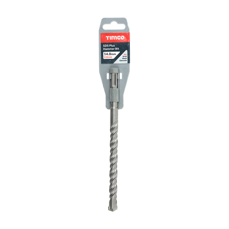 This is an image showing TIMCO SDS Plus Hammer Bit - 14.0 x 210 - 1 Each Clip available from T.H Wiggans Ironmongery in Kendal, quick delivery at discounted prices.