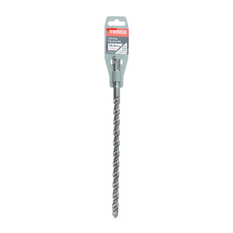 This is an image showing TIMCO SDS Plus Hammer Bit - 16.0 x 310 - 1 Each Clip available from T.H Wiggans Ironmongery in Kendal, quick delivery at discounted prices.