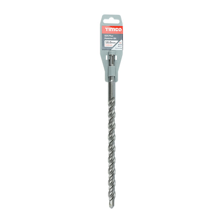 This is an image showing TIMCO SDS Plus Hammer Bit - 18.0 x 310 - 1 Each Clip available from T.H Wiggans Ironmongery in Kendal, quick delivery at discounted prices.