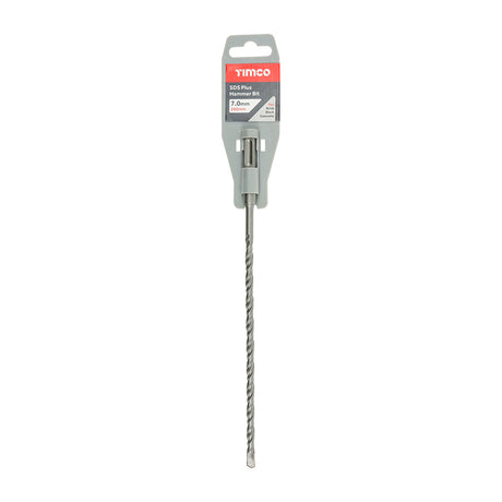 This is an image showing TIMCO SDS Plus Hammer Bit - 7.0 x 260 - 1 Each Clip available from T.H Wiggans Ironmongery in Kendal, quick delivery at discounted prices.