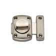 This is an image of Spira Brass - Sigma Bathroom Latch Small Satin Nickel available to order from T.H Wiggans Architectural Ironmongery in Kendal, quick delivery and discounted prices.