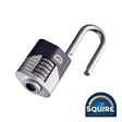 This is an image showing TIMCO Vulcan Combination Padlock - Boron 2.5" Long Shackle - VULCAN COMBI 60/2.5 - 60mm - 1 Each Blister Pack available from T.H Wiggans Ironmongery in Kendal, quick delivery at discounted prices.