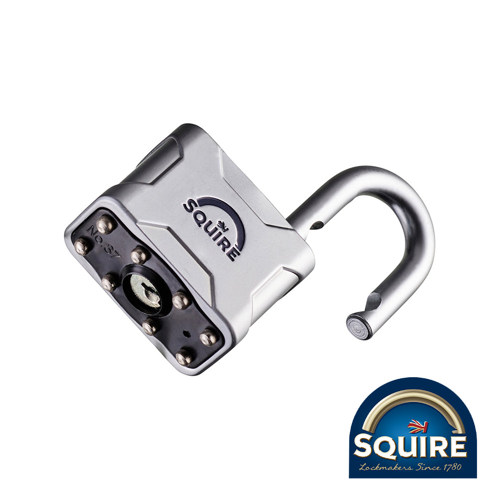 This is an image showing TIMCO Vulcan Padlock - Open Shackle - VULCAN P4 45 - 45mm - 1 Each Blister Pack available from T.H Wiggans Ironmongery in Kendal, quick delivery at discounted prices.