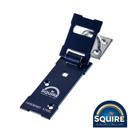 This is an image showing TIMCO Hardened Steel Clam Hasp and Staple - NO.6H - 152mm - 1 Each Blister Pack available from T.H Wiggans Ironmongery in Kendal, quick delivery at discounted prices.