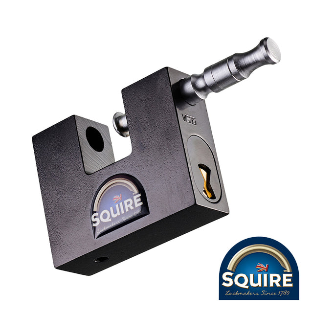 This is an image showing TIMCO Stronghold Container Lock - WS75S - 75mm - 1 Each Blister Pack available from T.H Wiggans Ironmongery in Kendal, quick delivery at discounted prices.