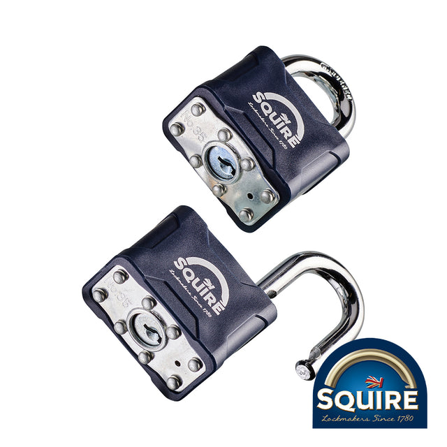 This is an image showing TIMCO Stronglock Laminated Padlock - Keyed Alike - 35T - 40mm - 2 Pieces Blister Pack available from T.H Wiggans Ironmongery in Kendal, quick delivery at discounted prices.