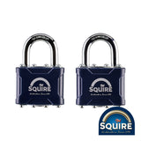 This is an image showing TIMCO Stronglock Laminated Padlock - Keyed Alike - 35T - 40mm - 2 Pieces Blister Pack available from T.H Wiggans Ironmongery in Kendal, quick delivery at discounted prices.