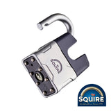 This is an image showing TIMCO Vulcan Padlock - Closed Shackle - VULCAN P4 50CS - 50mm - 1 Each Blister Pack available from T.H Wiggans Ironmongery in Kendal, quick delivery at discounted prices.