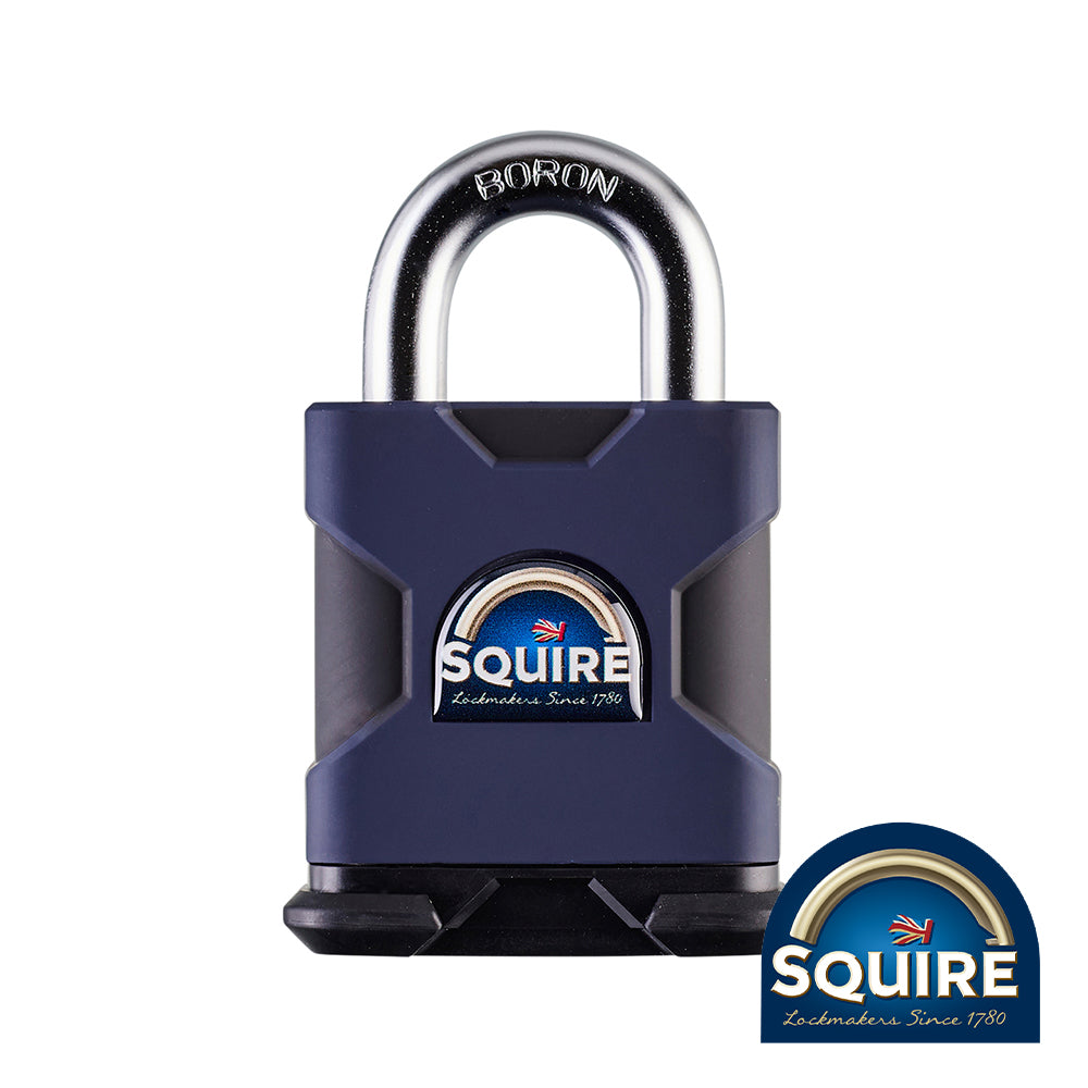 This is an image showing TIMCO Stronghold Padlock - Open Shackle - SS50P5 - 50mm - 1 Each Blister Pack available from T.H Wiggans Ironmongery in Kendal, quick delivery at discounted prices.