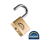 This is an image showing TIMCO Premium Brass Lion Padlock - Stainless Steel Shackle - LN5S - 50mm - 1 Each Blister Pack available from T.H Wiggans Ironmongery in Kendal, quick delivery at discounted prices.