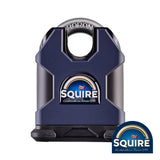 This is an image showing TIMCO Stronghold Padlock - Closed Shackle - SS65CS - 65mm - 1 Each Blister Pack available from T.H Wiggans Ironmongery in Kendal, quick delivery at discounted prices.
