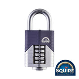 This is an image showing TIMCO Vulcan Combination Padlock - Boron Open Shackle - VULCAN COMBI 60 - 60mm - 1 Each Blister Pack available from T.H Wiggans Ironmongery in Kendal, quick delivery at discounted prices.