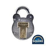 This is an image showing TIMCO Old English 4 Lever Padlock - 440 - 40mm - 1 Each Blister Pack available from T.H Wiggans Ironmongery in Kendal, quick delivery at discounted prices.