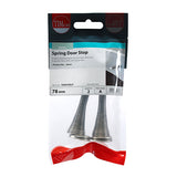 This is an image showing TIMCO Spring Door Stops - Nickel - 78 x 24 - 2 Pieces TIMpac available from T.H Wiggans Ironmongery in Kendal, quick delivery at discounted prices.