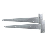 This is an image showing TIMCO Pair of Strong Tee Hinges - Hot Dipped Galvanised - 12" - 1 Each TIMbag available from T.H Wiggans Ironmongery in Kendal, quick delivery at discounted prices.