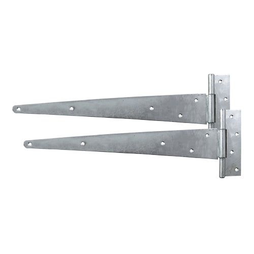 This is an image showing TIMCO Pair of Strong Tee Hinges - Hot Dipped Galvanised - 14" - 1 Each TIMbag available from T.H Wiggans Ironmongery in Kendal, quick delivery at discounted prices.