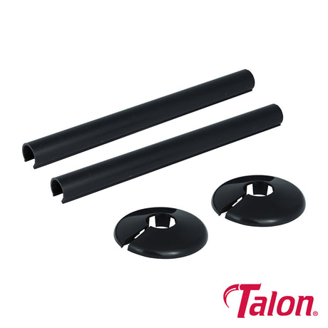 This is an image showing TIMCO Snappit Tail Kit - Black - ACSNB - 15 x 200mm - 2 Pieces Bag available from T.H Wiggans Ironmongery in Kendal, quick delivery at discounted prices.