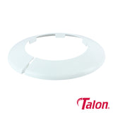 This is an image showing TIMCO Pipe Collar - White - PC110WH - 110mm - 1 Each Bag available from T.H Wiggans Ironmongery in Kendal, quick delivery at discounted prices.