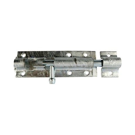 This is an image showing TIMCO Straight Tower Bolt - Hot Dipped Galvanised - 3" - 1 Each TIMpac available from T.H Wiggans Ironmongery in Kendal, quick delivery at discounted prices.