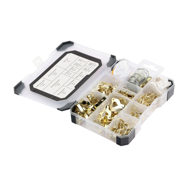 This is an image showing TIMCO Mixed Tray - Picture Hanging Kit - 179pcs - 179 Pieces Tray available from T.H Wiggans Ironmongery in Kendal, quick delivery at discounted prices.