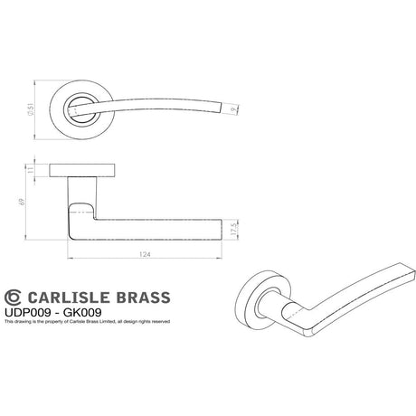 This image is a line drwaing of a Carlisle Brass - Tavira Latch Pack - Ultimate Door Pack - Antique Brass available to order from Trade Door Handles in Kendal