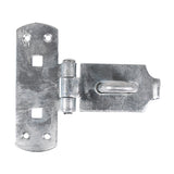 This is an image showing TIMCO Vertical Pattern Bolt On Hasp & Staple - Heavy Duty - Hot Dipped Galvanised - 6" - 1 Each Plain Bag available from T.H Wiggans Ironmongery in Kendal, quick delivery at discounted prices.