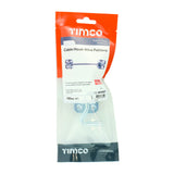 This is an image showing TIMCO Cabin Hooks - Wire Pattern - Zinc - 4" - 1 Each TIMpac available from T.H Wiggans Ironmongery in Kendal, quick delivery at discounted prices.