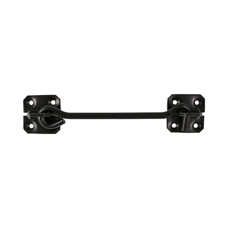This is an image showing TIMCO Cabin Hooks - Wire Pattern - Black - 6" - 1 Each TIMpac available from T.H Wiggans Ironmongery in Kendal, quick delivery at discounted prices.