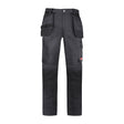 This is an image showing TIMCO Workman Trousers - Grey/Black - W32 L32 - 1 Each Bag available from T.H Wiggans Ironmongery in Kendal, quick delivery at discounted prices.