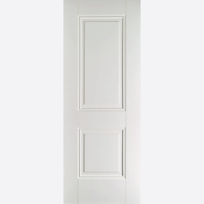 This is an image showing LPD - Arnhem Primed Plus White Doors 686 x 1981 FD 30 available from T.H Wiggans Ironmongery in Kendal, quick delivery at discounted prices.